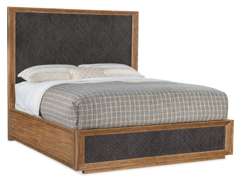 Hooker Furniture - Big Sky Queen Panel Bed - 6700-90250-80 Medium Wood / Queen
