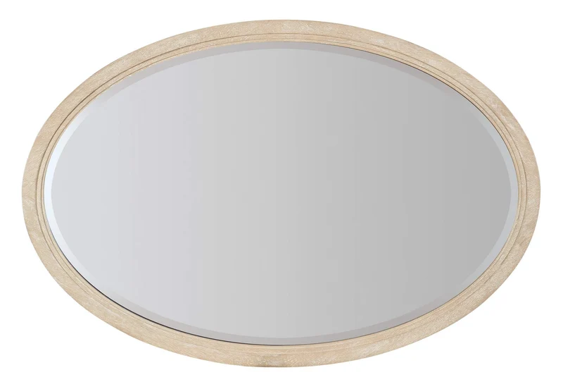 Hooker Furniture - Nouveau Chic Oval Mirror - Light Wood - 6500-90009-80 Light Wood / 1.5" X 52" X 35"