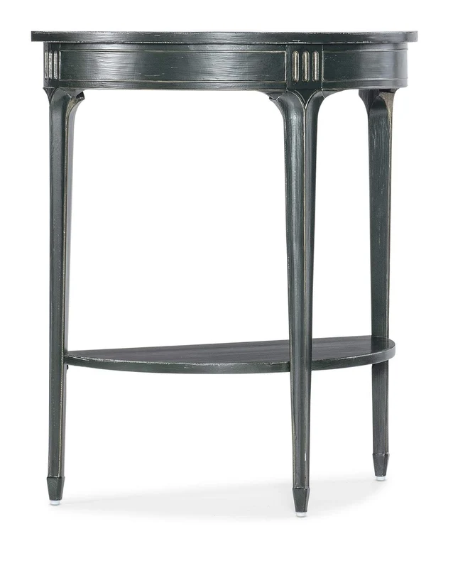 Hooker Furniture - Charleston Demilune Accent Table - Green - 6750-50003-34 Green / 14" X 28" X 32"