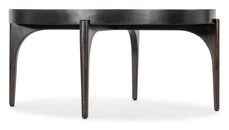 Hooker Furniture - Commerce & Market Round Cocktail Table - Dark Wood - 7228-80105-89 Dark Wood / 40" X 40" X 18"