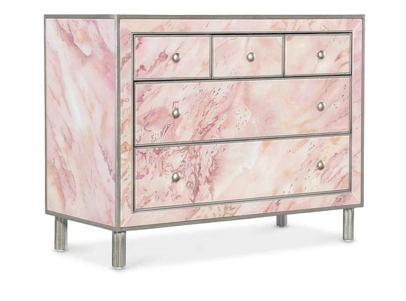 Hooker Furniture - Susan G. Komen Eternal Chest - Pink - 5000-85002-67 Pink / 20" X 42.25" X 33.5"
