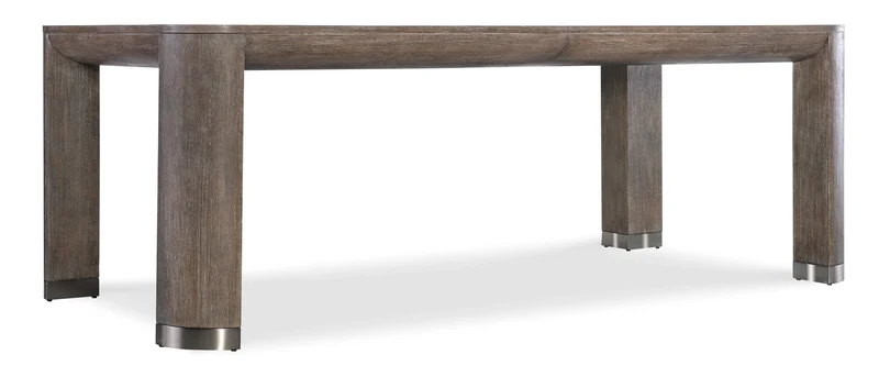Hooker Furniture - Modern Mood Leg Dining Table w/1-24in leaf - 6850-75200-89 Medium Brown / 44" X 86" X 30.25"