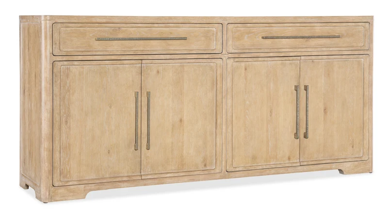 Hooker Furniture - Retreat Buffet - 6950-75900-80 Light Wood / 19" X 80" X 37"