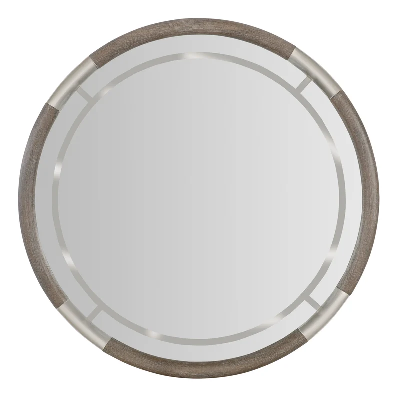 Hooker Furniture - Modern Mood Round Mirror - 6850-90007-89 Medium Brown / 2" X 42" X 42"