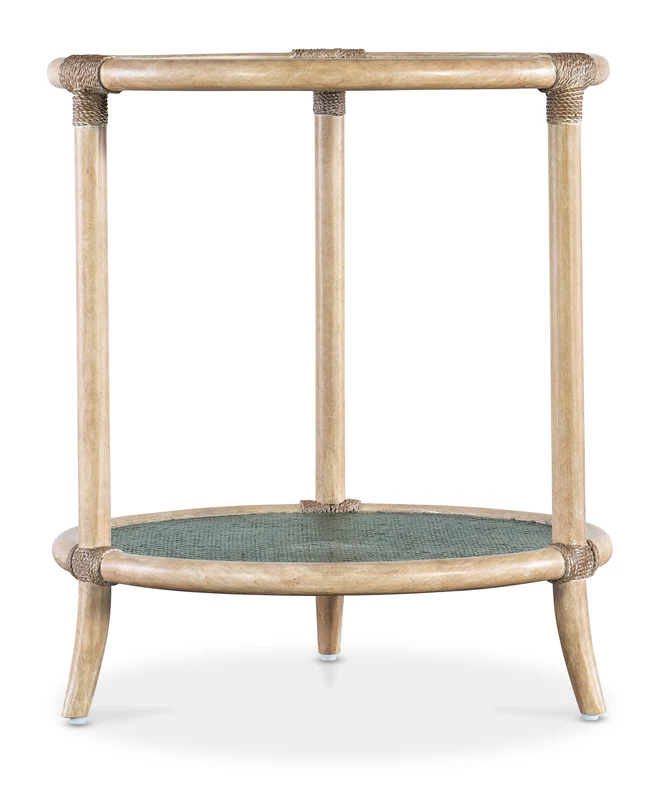 Hooker Furniture - Retreat Raffia End Table - 6950-80116-45 Blue / 22" X 22" X 25.25"
