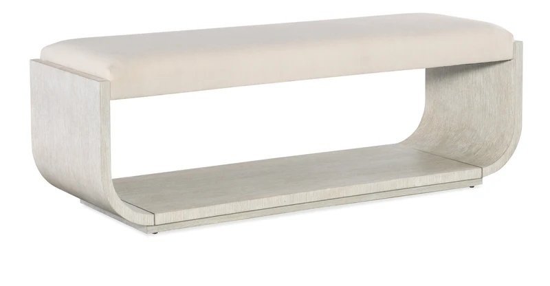 Hooker Furniture - Modern Mood Bed Bench - 6850-90119-80 Light Brown / 18.5" X 56.25" X 19.5"