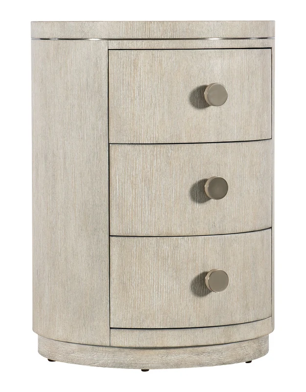 Hooker Furniture - Modern Mood Round Nightstand - 6850-90315-80 Light Brown / 22" X 22" X 30.25"