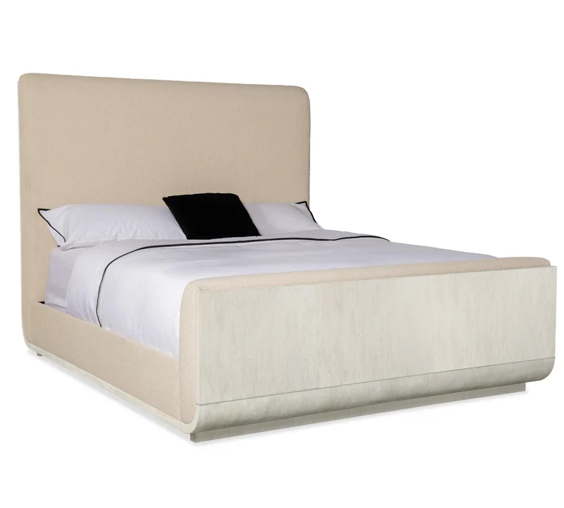 Hooker Furniture - Modern Mood King Upholstered Panel Bed - 6850-90966-80 Light Brown / King