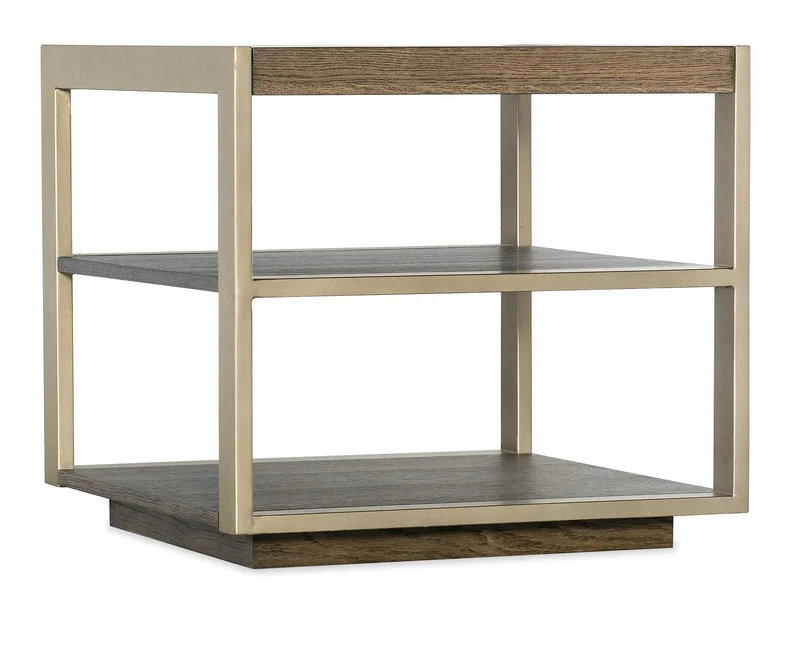 Hooker Furniture - Hammon Wood/Metal Square Side Table - M11-80113-89 24" X 24" X 22.25"