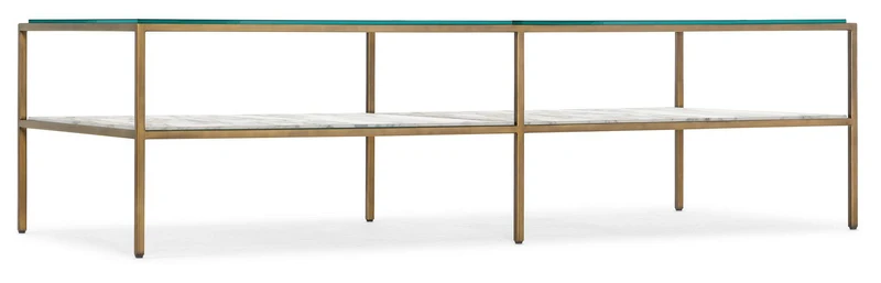 Hooker Furniture - Cashel Coffee Table - Gold - M12-80110-15 Gold / 28" X 62" X 17.25"