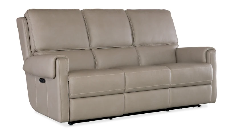 Hooker Furniture - Somers Power Sofa w/Power Headrest - SS718-PHZ3-090 Light Grey / 42" X 79" X 43"