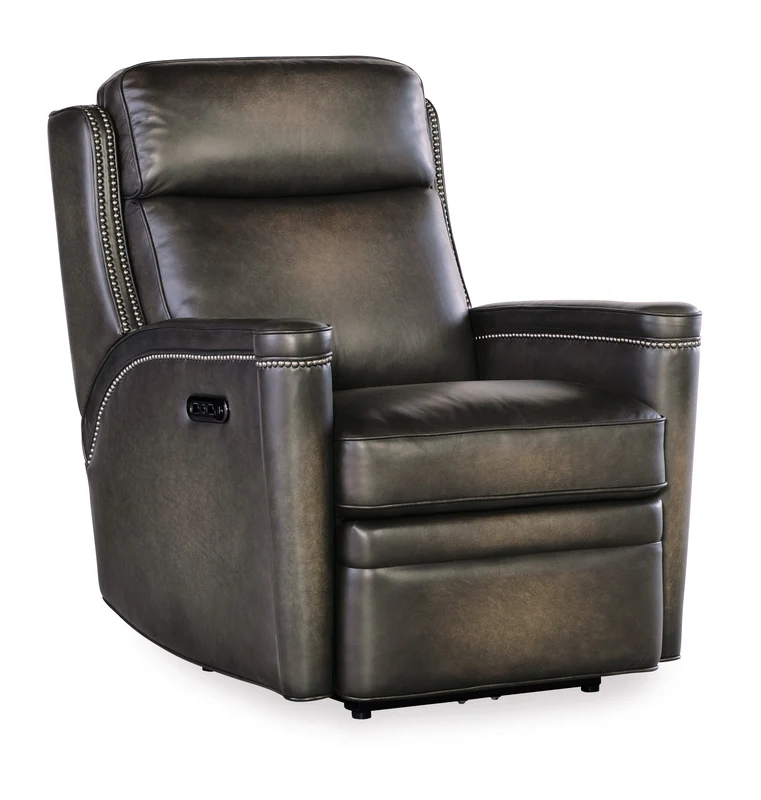 Hooker Furniture - Hamilton Power Recliner with Power Headrest - SS116-PHZ1-095 Grey / 39" X 32" X 42"
