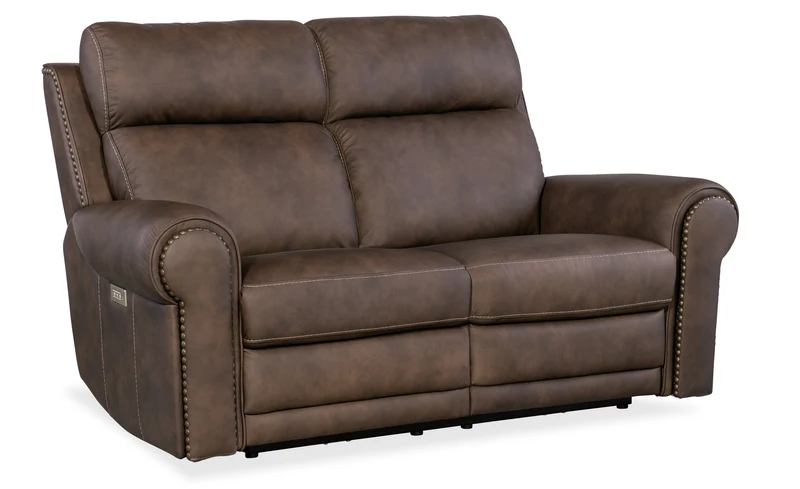 Hooker Furniture - Duncan Power Loveseat w/Power Headrest & Lumbar - SS635-PHZL2-088 Medium Brown / 41" X 66" X 42"