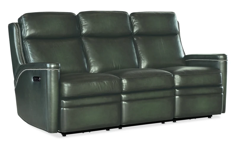 Hooker Furniture - Hamilton Power Sofa with Power Headrest - SS116-PHZ3-029 Green / 39" X 79" X 42"