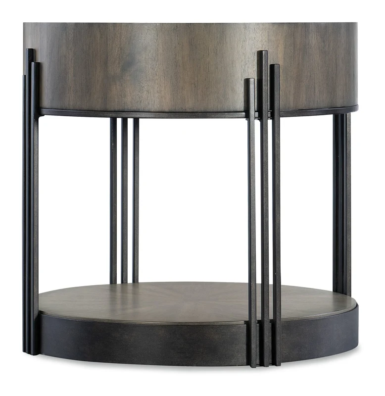 Hooker Furniture - Commerce and Market Skyline Side Table - 7228-80168-85 Dark Brown / 27.25" X 27.25" X 25"
