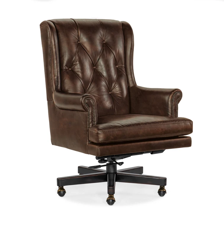 Hooker Furniture - Charleston Executive Swivel Tilt Chair - EC110-088 Brown / 33.75" X 29" X 44.75"