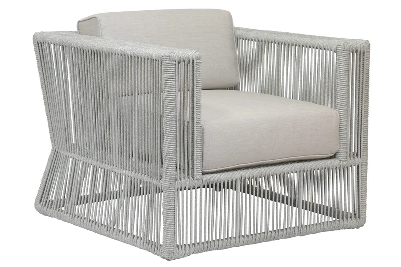 Sunset West - Miami Club Chair in Echo Ash w/ Self Welt - Frost - SW4401-21-EASH-STKIT