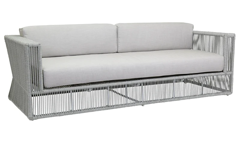 Sunset West - Miami Sofa in Echo Ash w/ Self Welt - Frost - SW4401-23-EASH-STKIT