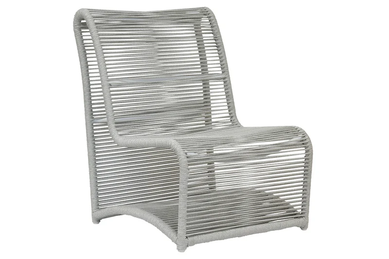 Sunset West - Miami Armless Club Chair - Frost - SW4402-21