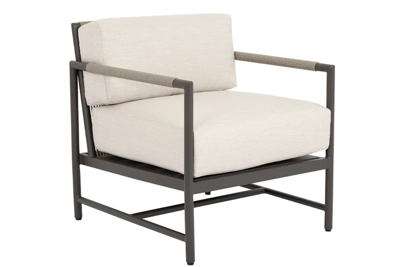 Sunset West - Pietra Club Chair in Echo Ash, No Welt - Graphite - SW4601-21-EASH-STKIT