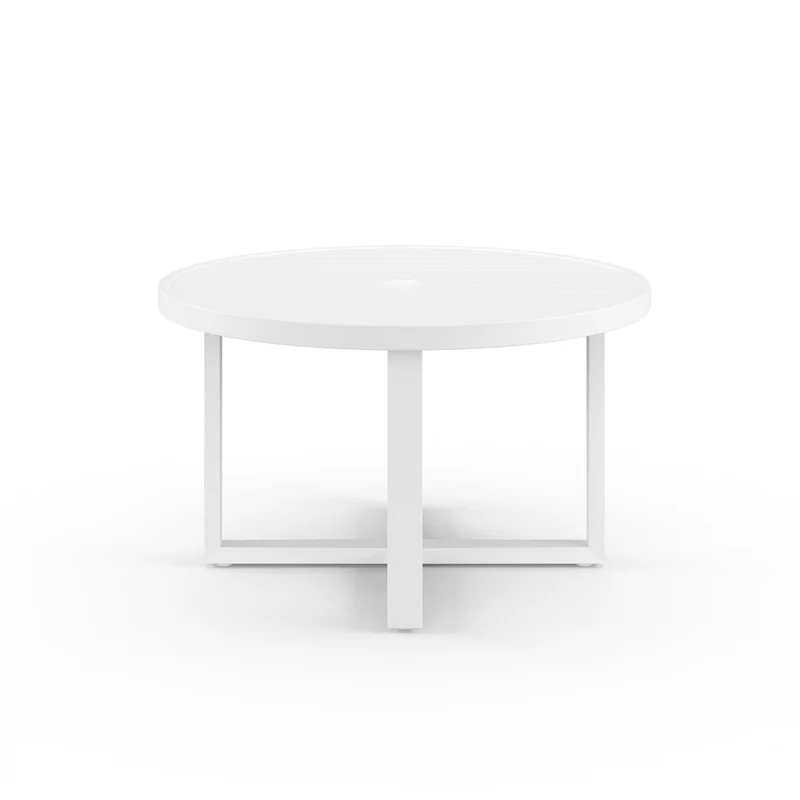 Sunset West - Newport 50" Round Dining Table - Frost - SW4801-RDT50