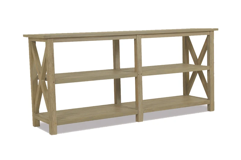Sunset West - Coastal Teak X Console Table - SW5501-LXCNSL