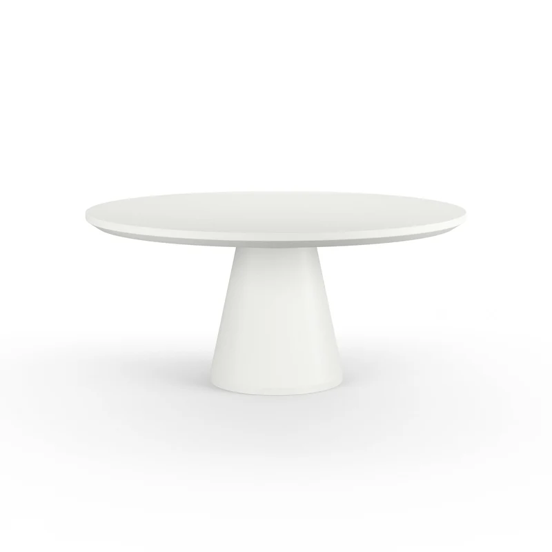Sunset West - Pedestal Dining Table, Bone Finish - SW6203-BRDT63