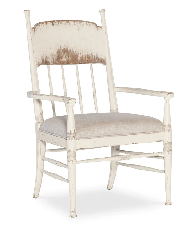 Hooker Furniture - Americana Upholstered Seat Arm Chair - 7050-75300-02 Beige / 27" X 26.5" X 42.25"