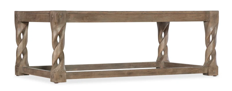 Hooker Furniture - Commerce & Market Jack O'bein Cocktail Table - 7228-80177-85 Medium Wood / 30" X 52" X 19"