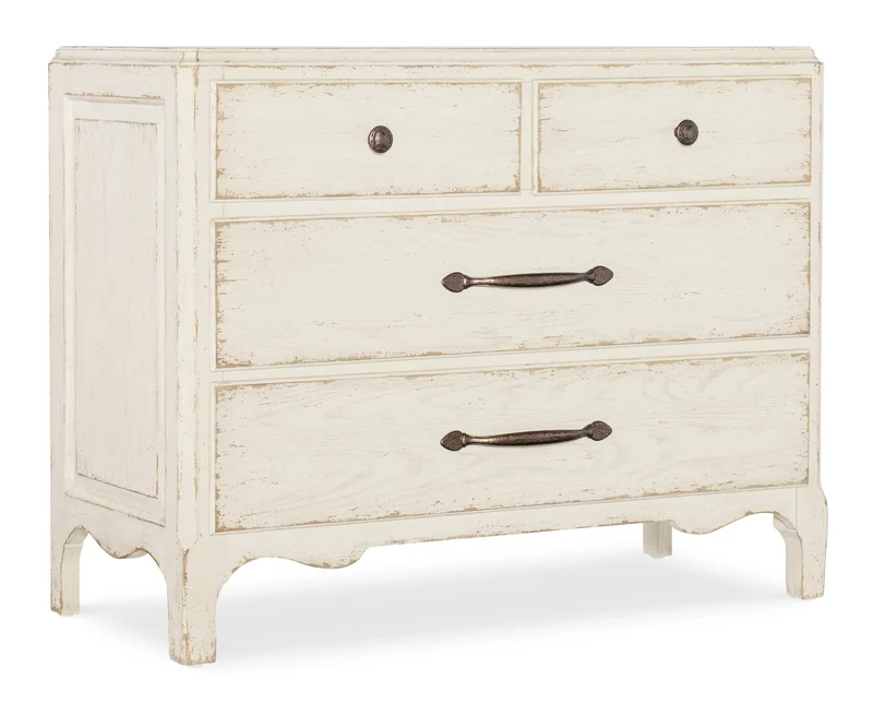Hooker Furniture - Americana Bachelor Chest - 7050-90217-02 White/Cream/Beige / 20.5" X 46" X 36"