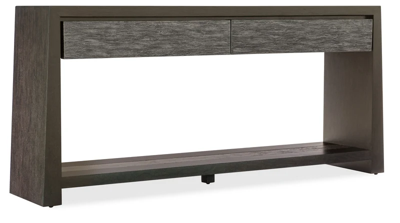 Hooker Furniture - Commerce & Market Kubrick Console Table - 7228-80181-89 Dark Wood / 17" X 76" X 35"
