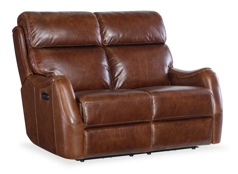Hooker Furniture - Harlan Zero Gravity Power Loveseat w/Power Headrest - SS734-PHZ2-088 Brown / 41.5" X 55.5" X 42"