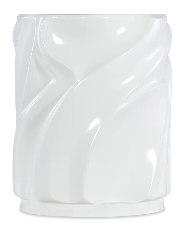 Hooker Furniture - Melange Alabaster End Table - 628-80532-02 White/Cream/Beige / 20" X 20" X 24"