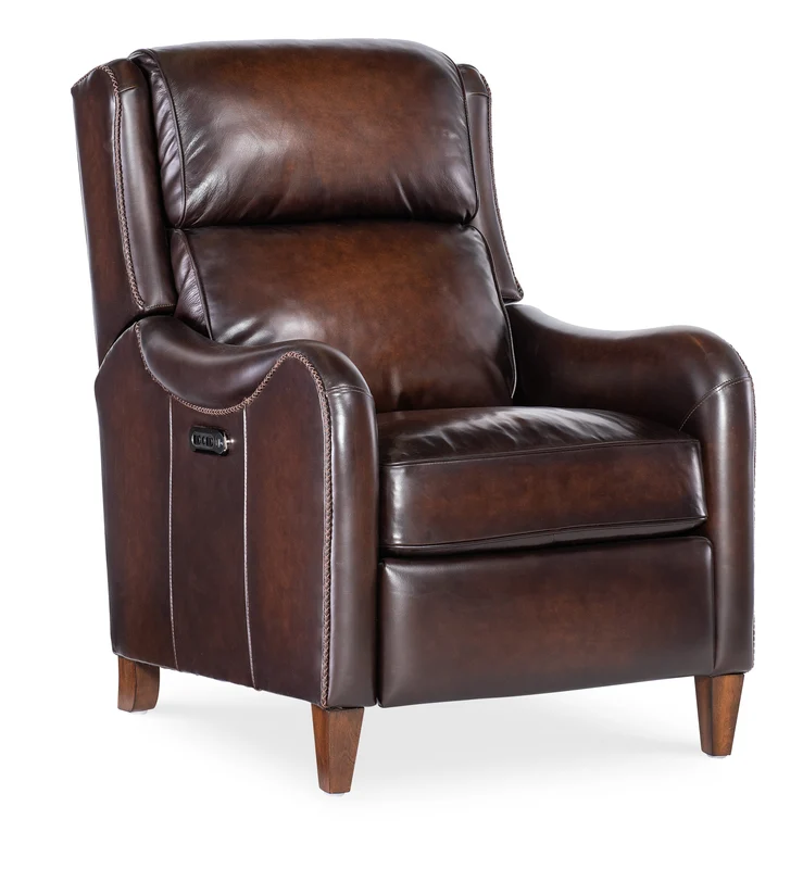Hooker Furniture - Carrington Power Recliner w/Power Headrest - RC819-PH-088 Brown / 39.5" X 31" X 43"