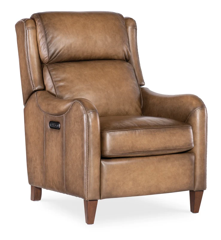 Hooker Furniture - Carrington Power Recliner w/Power Headrest - RC819-PH-078 Brown / 39.5" X 31" X 43"