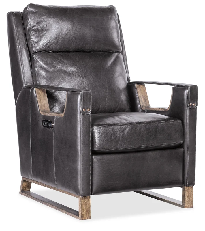 Hooker Furniture - Relic Power Recliner w/Power Headrest - RC810-PH-098 Black / 39.5" X 27.5" X 42.5"