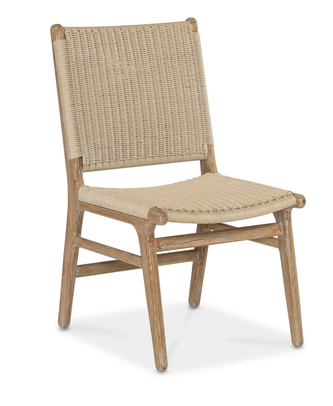Sunset West - Sedona Armless Dining Chair - Light Wood Finish - SW5502-1A Canvas Canvas / 20.50" X 24.40" X 36.40"