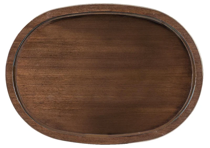 Hooker Furniture - Melange Contours Side Table - 628-80549-89 Dark Wood / 27.5" X 19.5" X 24"