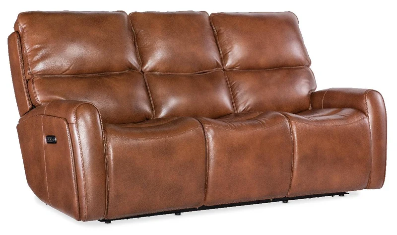 Hooker Furniture - Crosby Zero Gravity Power Sofa with Power Headrest and Lumbar - SS741-PHZL3-080 Brown / 40.5" X 80.5" X 43"