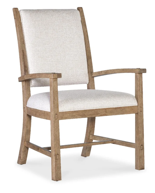 Hooker Furniture - Vineyard Row Post Back Upholstered Arm Chair - 6952-75400-80 Beige / 27" X 26.5" X 40"