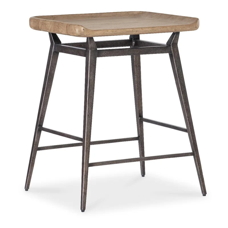 Hooker Furniture - Vineyard Row Counter Chair - 6952-75450-80 Light Wood / 16.5" X 19.75" X 23.75"