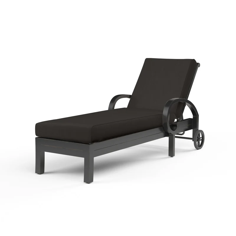 Sunset West - Monterey Chaise Lounge - Copper Finish - SW3001-9 Spectrum Carbon / 78.15" X 32.09" X 39.25"