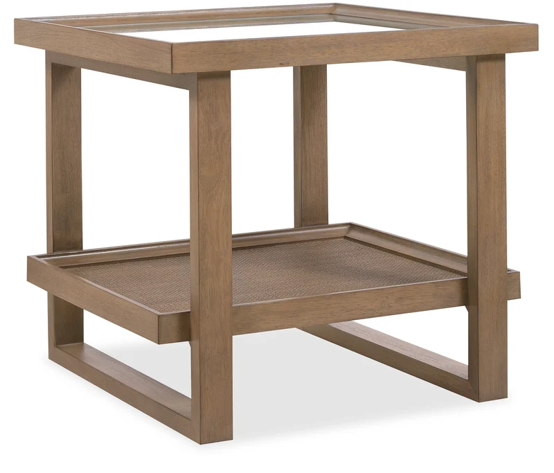 Hooker Furniture - Sonnet Rectangle End Table - 6072-80113-85 Medium Wood / 26" X 26" X 25"