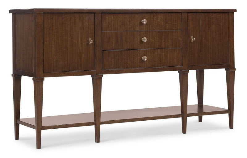 Hooker Furniture - Archives Server - Dark Wood - 6123-75907-89 Dark Wood / 19" X 66" X 37"
