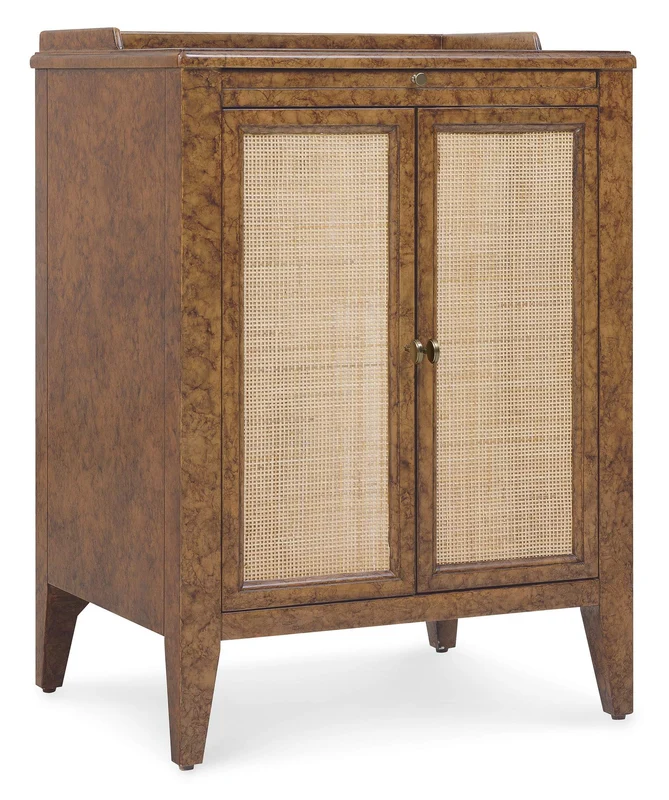 Hooker Furniture - Archives Two-Door Nightstand - Medium Wood - 6123-90117-80 Medium Wood / 18" X 22" X 31"
