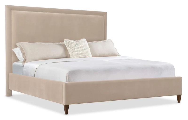 Hooker Furniture - Archives Queen Upholstered Bed - Beige - 6123-90950-89 Beige / Queen