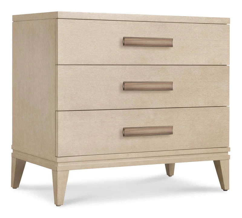 Hooker Furniture - Westwood Three-Drawer Nightstand - Light Wood - 6133-90016-80 Light Wood / 18.25" X 32.25" X 30.25"