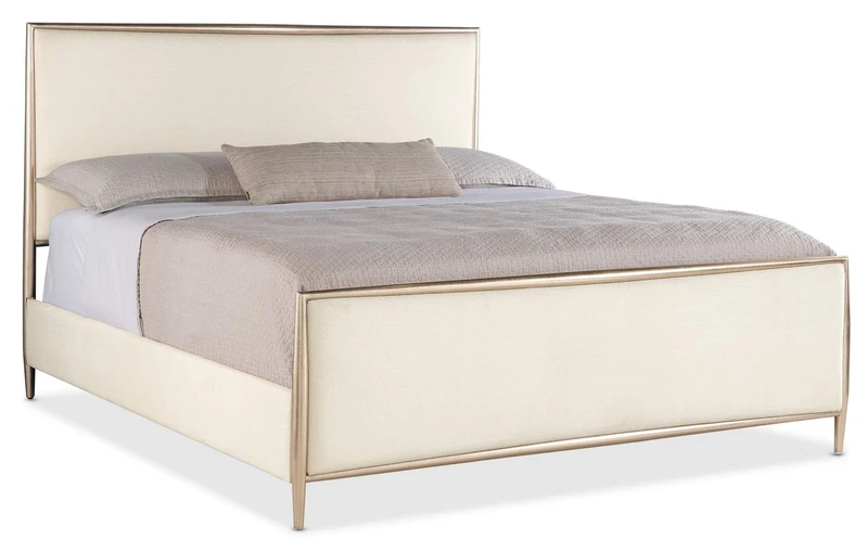 Hooker Furniture - Westwood Queen Upholstered Metal Bed - Beige - 6133-90150-95 Beige / Queen