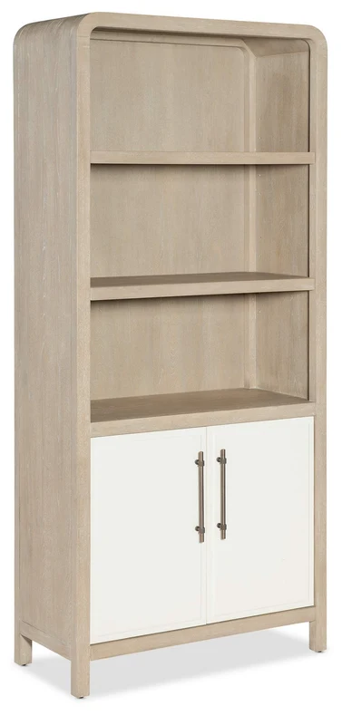 Hooker Furniture - Brixton Bookcase - Light Wood - 6022-10445-80 Light Wood / 16" x 36" x 80"