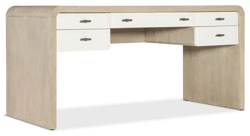Hooker Furniture - Brixton Writing Desk - Light Wood - 6022-10458-80 Light Wood / 28" x 64" x 31"